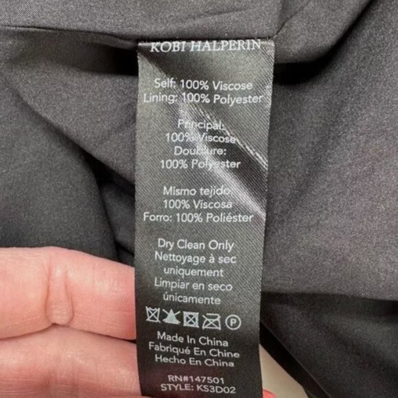 NWOT Kobi Halperin Skye Floral Border Crossover Tiered Print Midi Dress S $598 - Picture 9 of 9